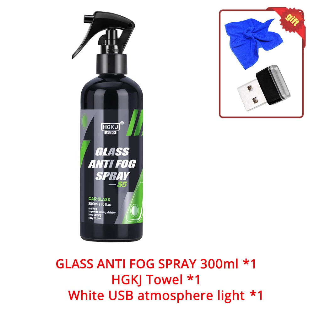 HGKJ S5 Long Lasting for Car Inside Glass Anti Fog Spray Prevents Fogging Auto Accessories Anti fog Improves driving visibility