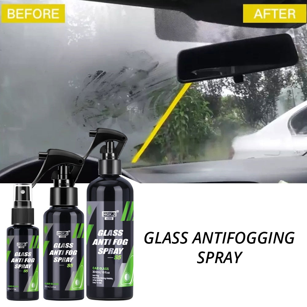 HGKJ S5 Long Lasting for Car Inside Glass Anti Fog Spray Prevents Fogging Auto Accessories Anti fog Improves driving visibility