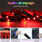 LED Strip Light RGBIC WS2812B SMD 5050 Bluetooth Remote Rainbow Chasing Effect Flexible Diode Tape 20M TV BackLight Room Decor